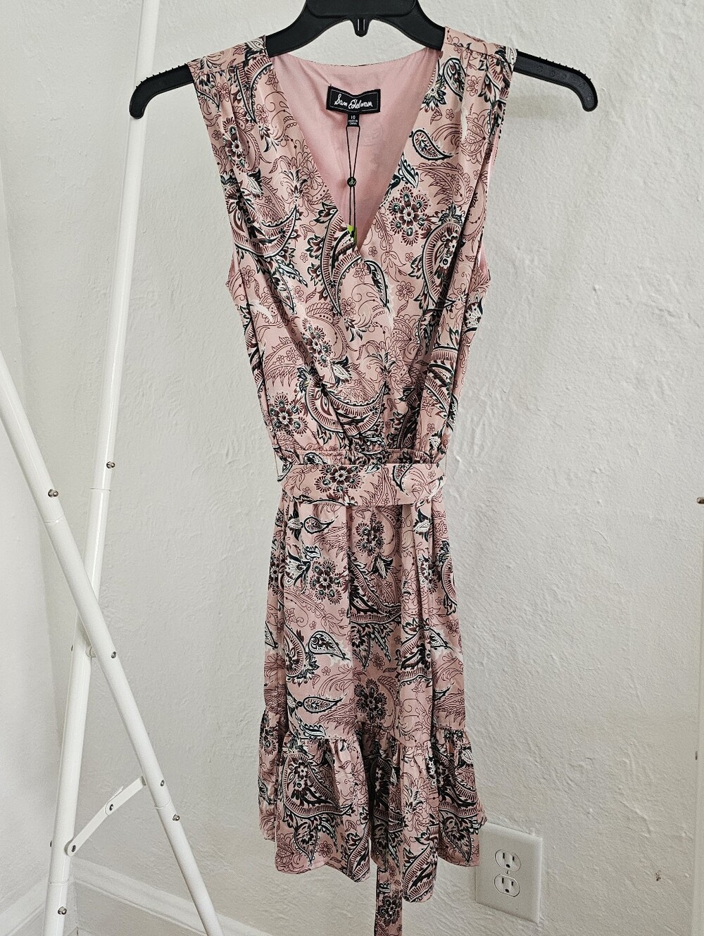 Sam Edelman Pink Paisley Wrap Midi Dress